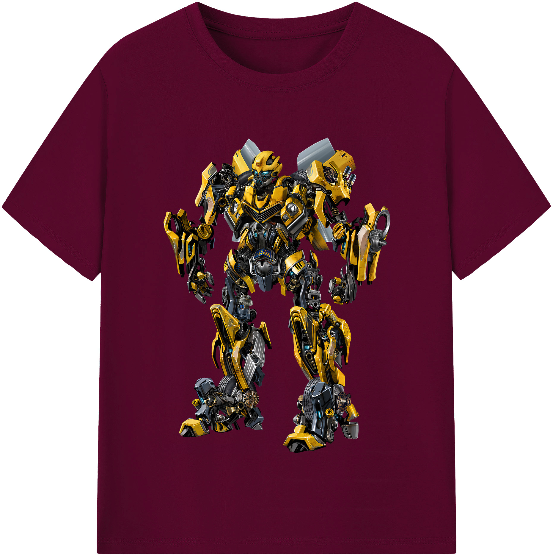 （画像用） Transformers トランスフォーマー レディースカジュアルプリントTシャツ（綿100％）